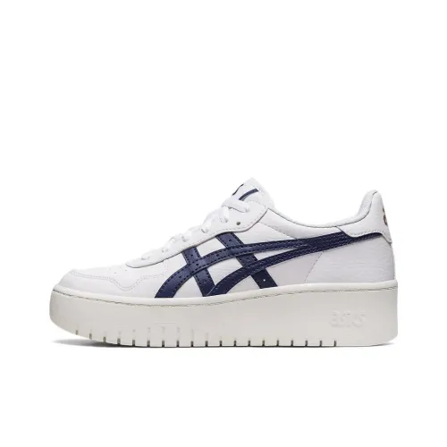 Asics JAPAN S PF Low Топ Кроссовки для скейтбординга Женские Белые Синие