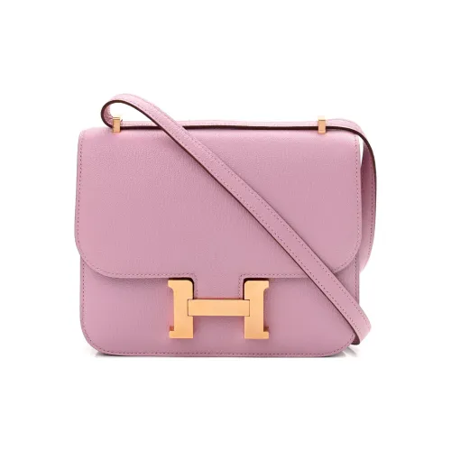 HERMES Constance Козья кожа Kangkang Сумка Сумка через плечо Мини Женская