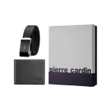 Набор: черный кошелек + ремень