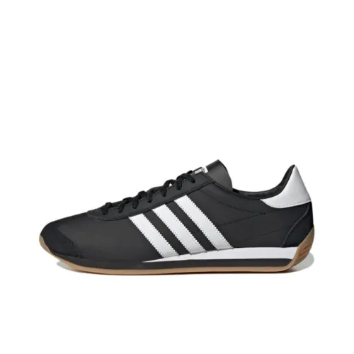Adidas Originals COUNTRY OG Slip-resistant Low Top Casual Unisex Black White Adidas Originals COUNTRY OG Противоскользящий Низкий Топ Повседневный Унисекс Черный Белый