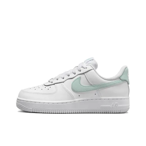 Nike Air FORCE 1 Slip-resistant Low Top Скейтбординг Кроссовки Женские Белый Зеленый