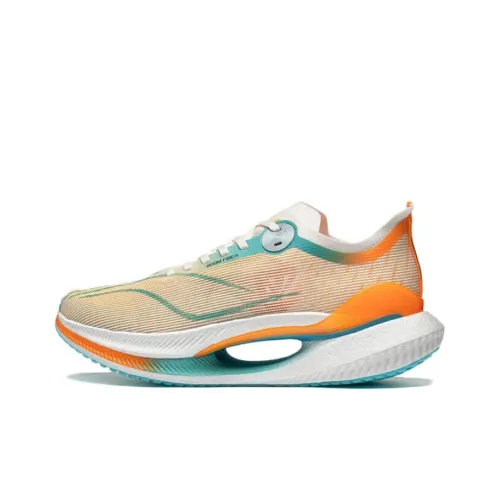 LINING Shadow 2 Essential Амортизация Низкий Топ Беговые Кроссовки Мужские Желтый Зеленый