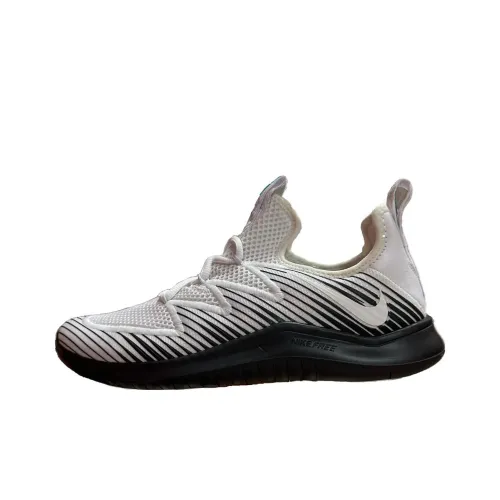 Nike Free TR 9 Slip Resistant Abrasion Resistant Low Топ Кроссовки для тренировок Мужской Белый черный