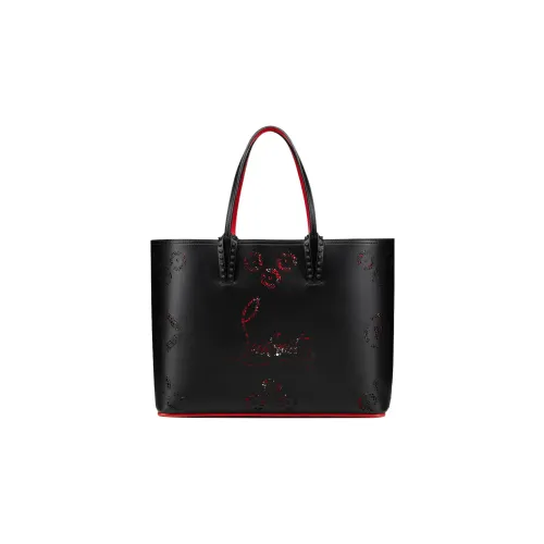 CL LUBOTING Телячья кожа Тоут Сумка Сумка для покупок Сумка на плечо Сумка Женская Черная