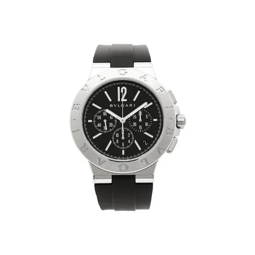 BVLGARI Автоматический Механический Механизм Мужские Часы DIAGONO 41 мм Черные