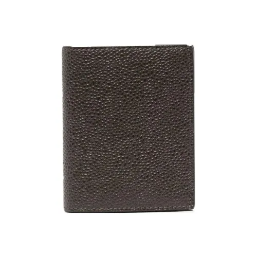 THOM BROWNE· Телячья кожа Кошелек Мужской Кофе