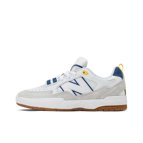 New Balance NB Numeric Tiago Lemos 808 Low Топ Скейтборд Кроссовки Унисекс Белый Синий