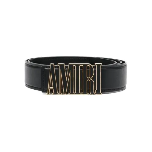 AMIRI Ремни из коровьей кожи, черные, мужские
