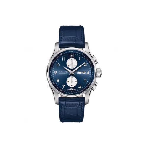HAMILTON Автоматический Механический Механизм Мужские Часы 45 мм Синий