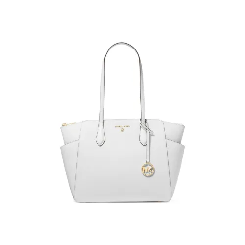MICHAEL KORS MK Marilyn Кожа Тоут Сумка Сумка для покупок Сумка Сумка через плечо Средний Женская Белая