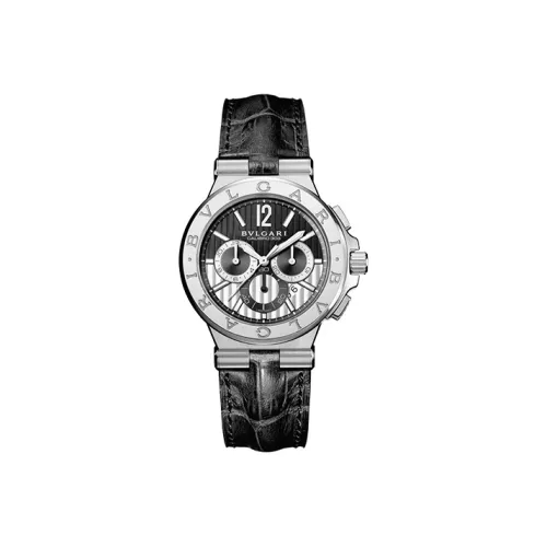 BVLGARI Автоматический Механический Механизм Мужские Часы DIAGONO 42 мм Белые