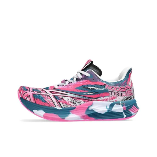 Asics Noosa Tri 15 Амортизация и Дышащий Низкий Топ Тренировочные Беговые Кроссовки Женские Серый Розовый