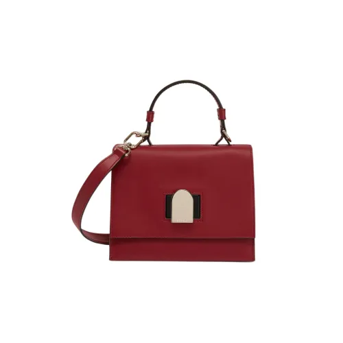 Furla с рельефным текстуром мягкая из телячьей кожи через плечо сумка мини женская красная