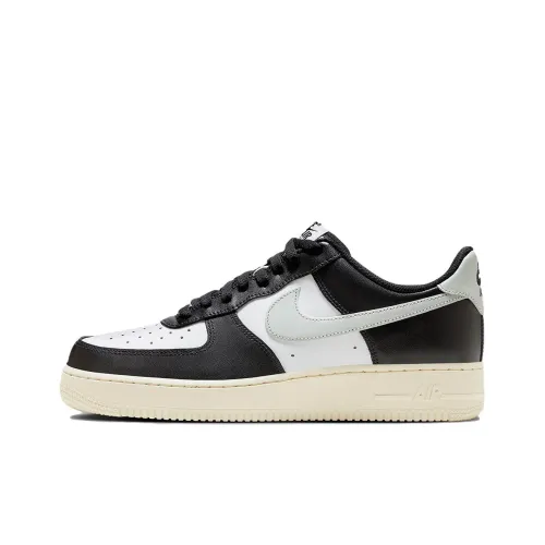 Nike Air FORCE 1 Low Топ Скейтборд Кроссовки Унисекс Черный Белый Серый