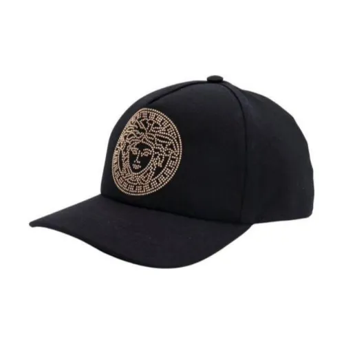 VERSACE Хлопок Кепки Мужской Черный