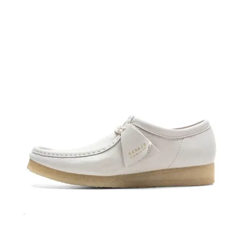 Clarks Мужская повседневная обувь, низкий топ, цвет экрю, мужской