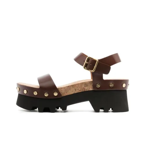 See By Chloe One Ремень Сандалии Женские Коричневый