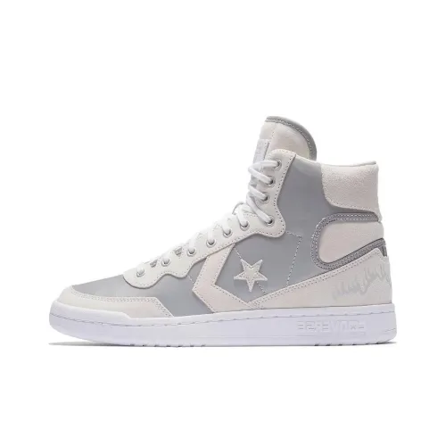Конверс Fastbreak Hi противоскользящие устойчивые к истиранию высокие кроссовки для скейтбординга унисекс бежево-серый