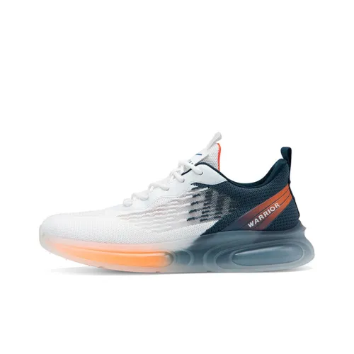 Warrior Дышащий и Легкий Низкий Топ Спортивная Повседневная Обувь Унисекс Белый Синий