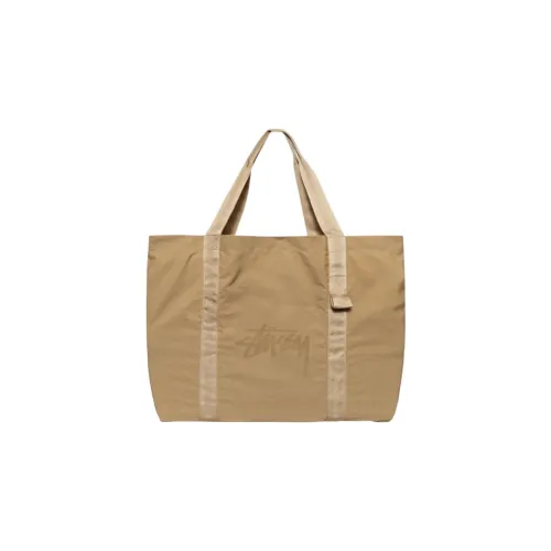 Stussy Хлопок Тоут Сумка Сумка для покупок Сумка Обычная Унисекс Коричневый