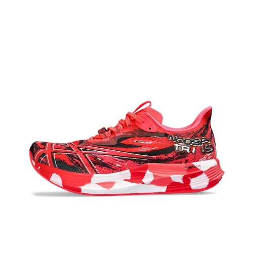 Asics Noosa Tri 15 Low Топ Беговые кроссовки Женские Красный черный