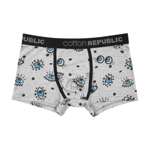COTTON REPUBLIC Gray Men's Boxers