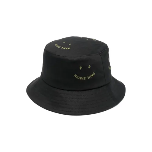 Paul Smith Cotton Bucket Hats Мужской Черный