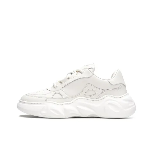 GUY LAROCHE Высота Увеличивающая Низкий Топ Повседневная Обувь Мужская Белая