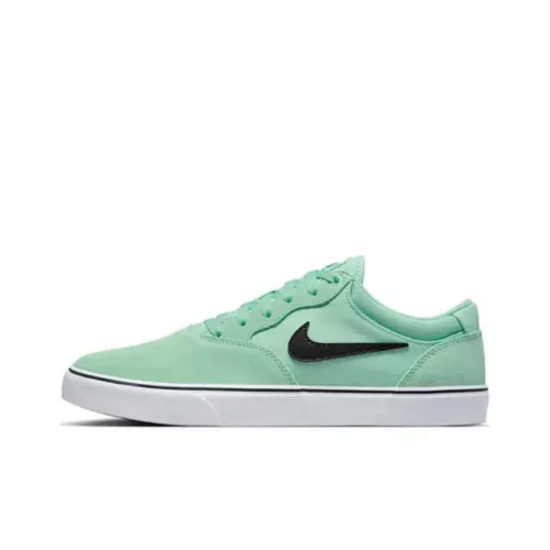 Nike SB Chron 2 Deportivo Skate Slip-resistant Low Top Скейтбординг Мужские Циан