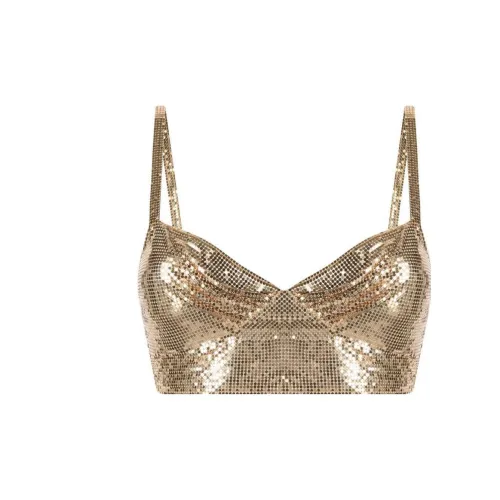 Paco Rabanne Золотой Женские Бюстгальтеры