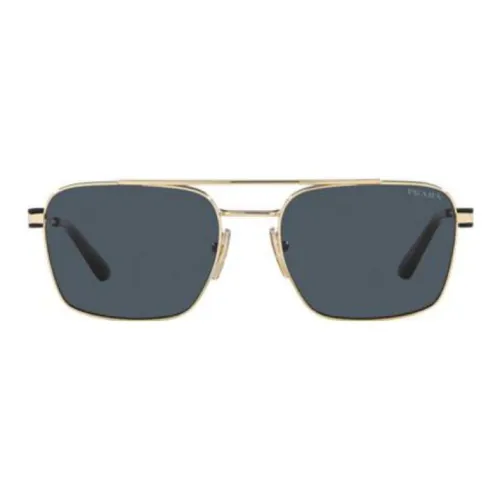 PRADA Солнцезащитные очки Золотые Мужские