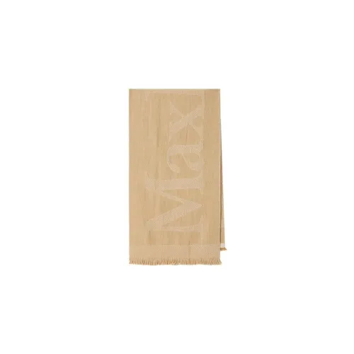 MaxMara Cotton Knit Шарфы Кофе Женские