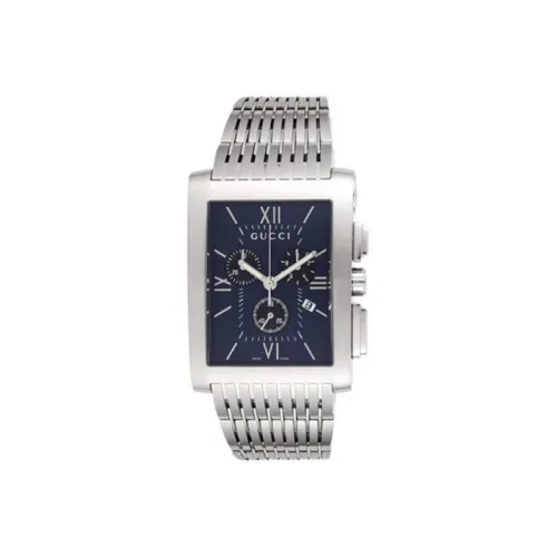 GUCCI Кварцевый механизм Мужские часы 42мм*34мм*1,7мм Синий