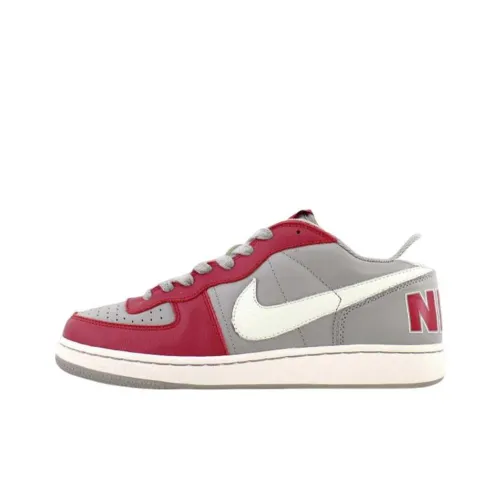 Nike Terminator Low Slip Resistant Abrasion Resistant Low Топ Скейтборд Кроссовки Мужской Серый Красный Белый