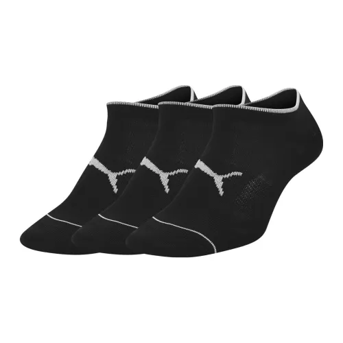 PUMA Низкие носки унисекс 3 упаковки черный