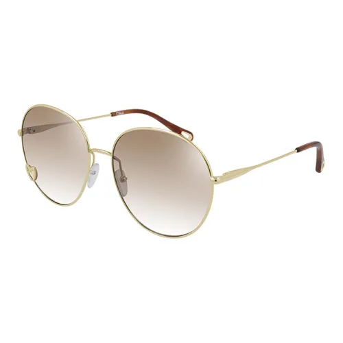 Chloe Металлические Нерегулярные Форма Солнцезащитные Очки Унисекс
