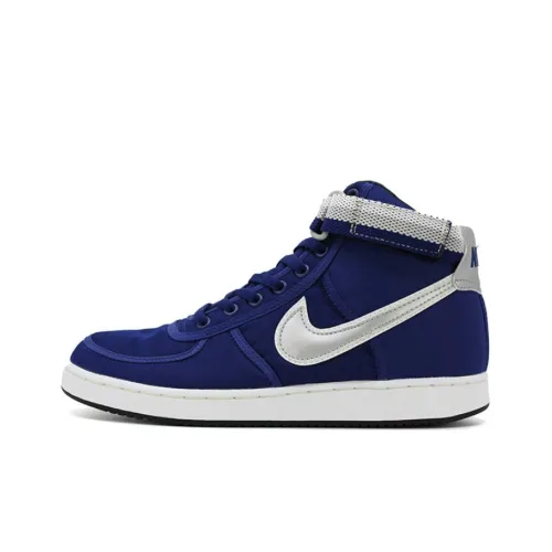 Nike Air Vandal High Supreme Slip Resistant Abrasion Resistant High Top Скейтборд Кроссовки Мужские Синий Белый