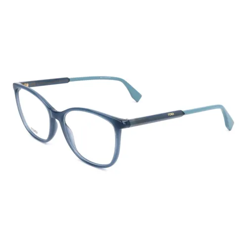 FENDI Пластиковая оправа для очков Cat Eye Unisex Blue