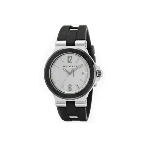 BVLGARI Автоматический Механический Механизм Мужские Часы DIAGONO 42 мм Серые