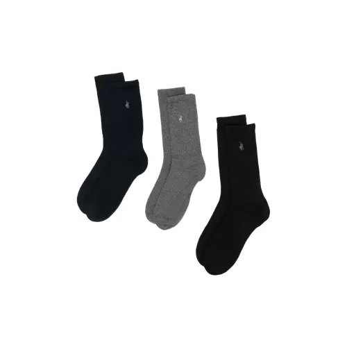 Polo Ralph Lauren Колено Высокие Носки Женские 3 Пачки