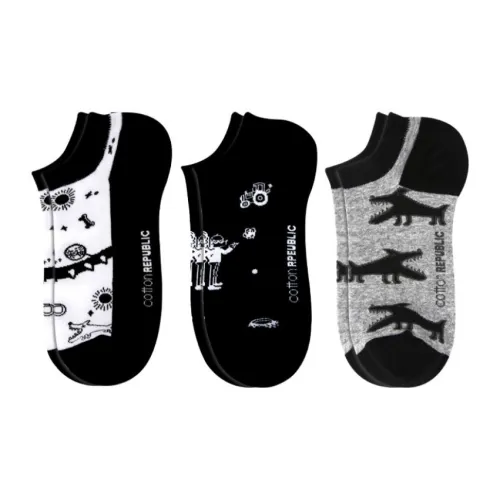 COTTON REPUBLIC 3 пачки смешанные цвета мужские носки