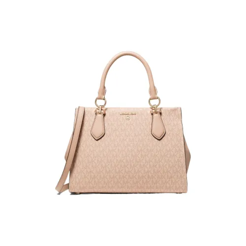 MICHAEL KORS MK Marilyn Холст Доска Доска Сумка Сумка через плечо Сумка через плечо Средняя Женская Светло-розовая