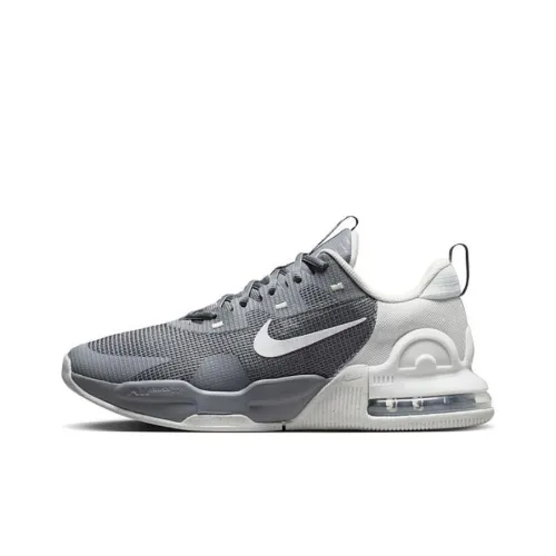 Nike Air Max ALPHA Trainer 5 Амортизация Низкий Топ Кроссовки для тренировок Мужские Серый Белый