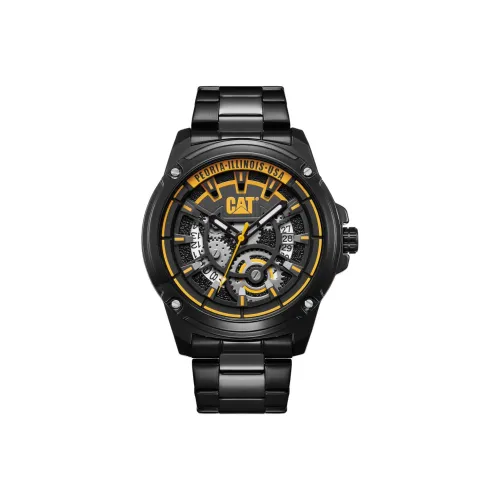 CAT Кварцевый механизм Мужские часы 51мм*44мм*11мм Черный