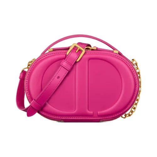 DIOR Корова Кожа Camera Сумка Сумка через плечо Сумка на плечо Женская Розовая