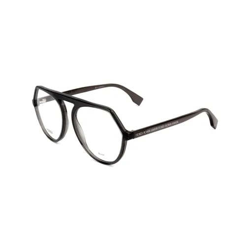 FENDI Ацетат Aviator Оправа для очков Унисекс Коричневый