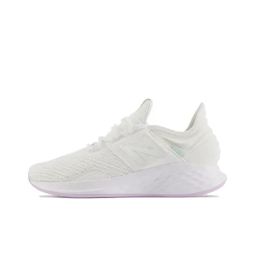 New Balance NB Свежий Foam ROAV Низкий Топ Беговые кроссовки Мужские Белый Фиолетовый