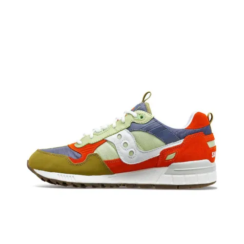 Saucony Shadow 5000 Slip-Resistant Abrasion-Resistant Low-Top Беговые кроссовки Женские Зеленый Белый