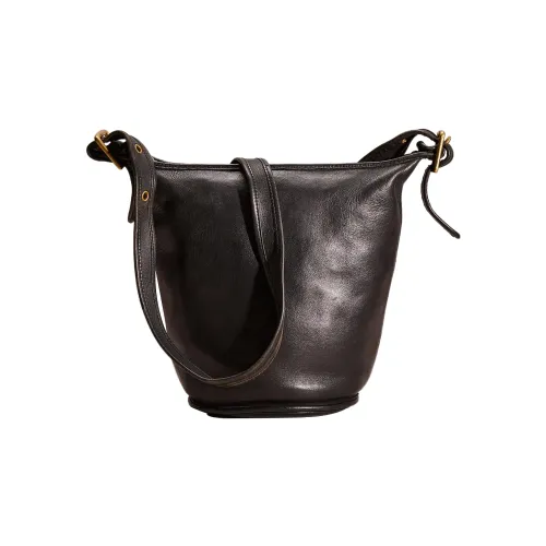 COACH Legacy Кожа Круассан Сумка Плечевая Сумка Женская Черная