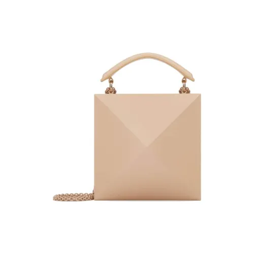 Valentino Овчина Сумка Сумка через плечо Сумка через плечо Клатч Обычный Женский Светлый Бежевый